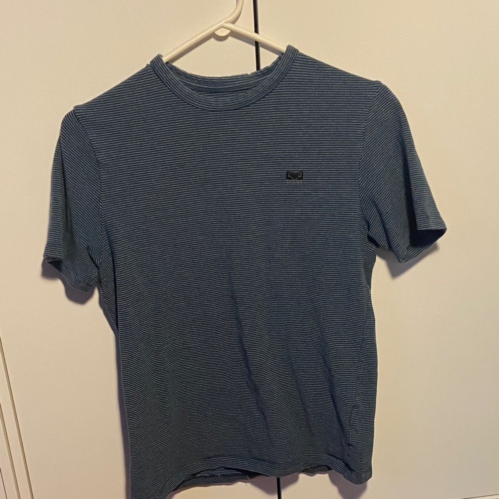 Men’s Blue Striped Moose Tee